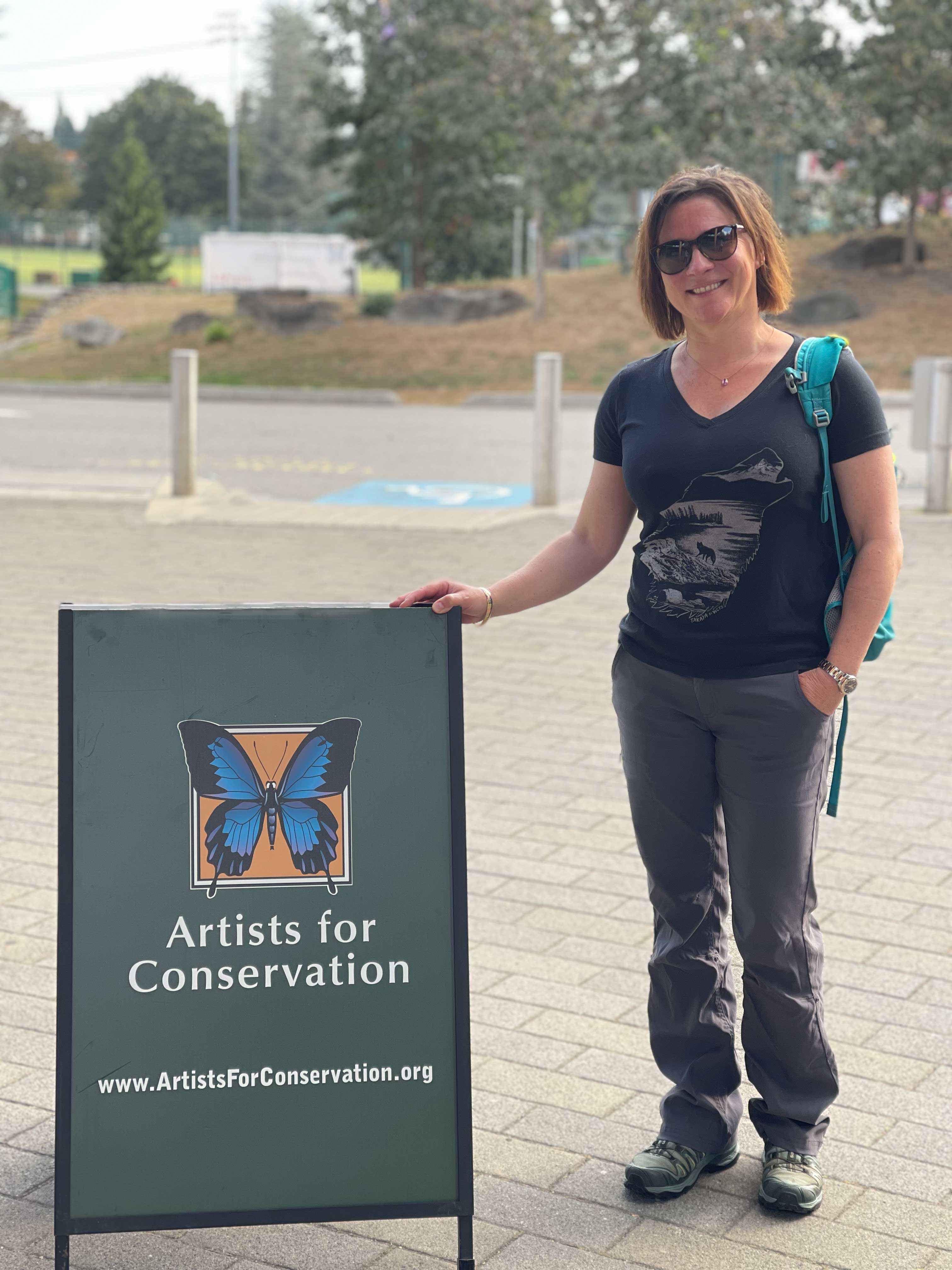 Agnieszka Elliott at Artists for Conservation