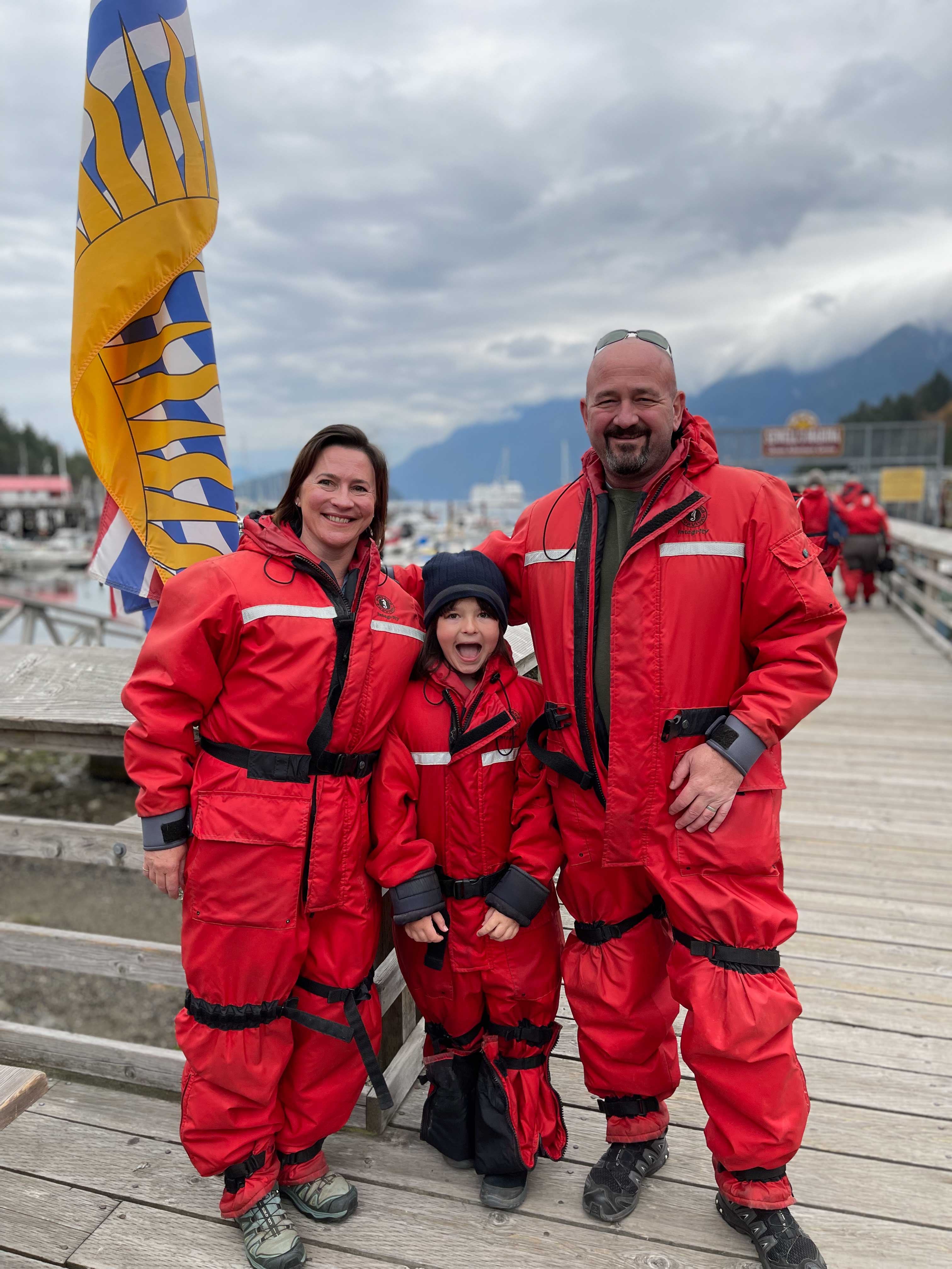 Agnieszka Elliott with family